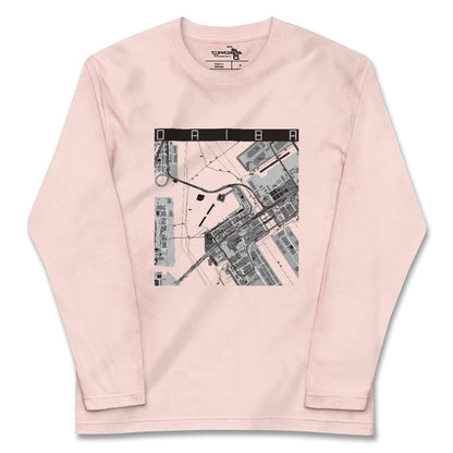【台場（東京都）】地図柄ロングスリーブTシャツ