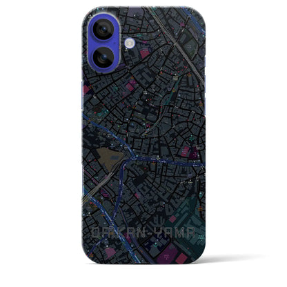 【代官山（東京都）】地図柄iPhoneケース（バックカバータイプ）