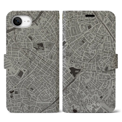 【代官山（東京都）】地図柄iPhoneケース（手帳タイプ）