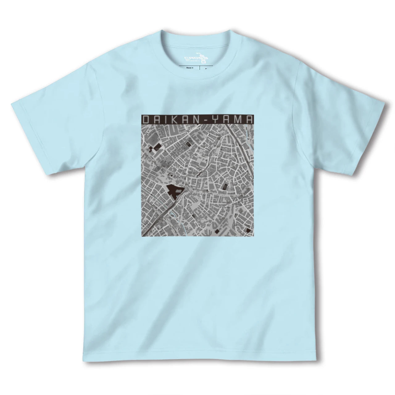 【代官山（東京都）】地図柄ヘビーウェイトTシャツ