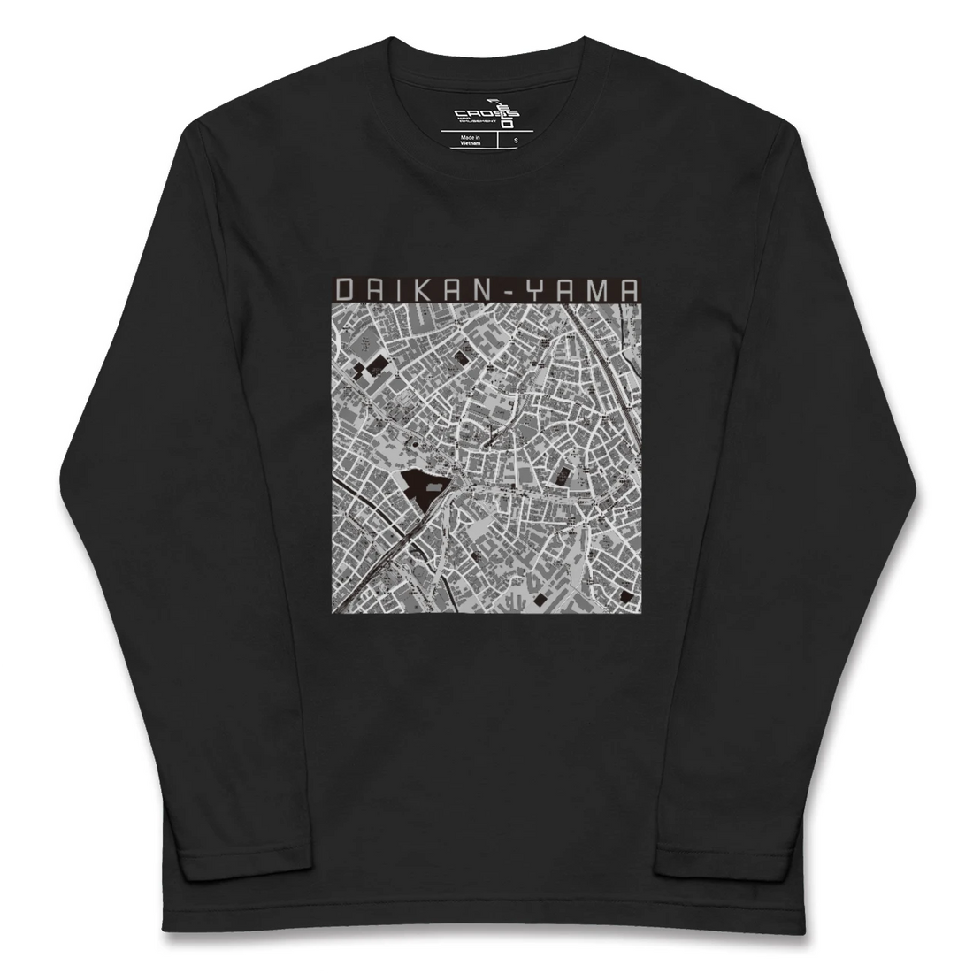 【代官山(東京都)】地図柄ロングスリーブTシャツ