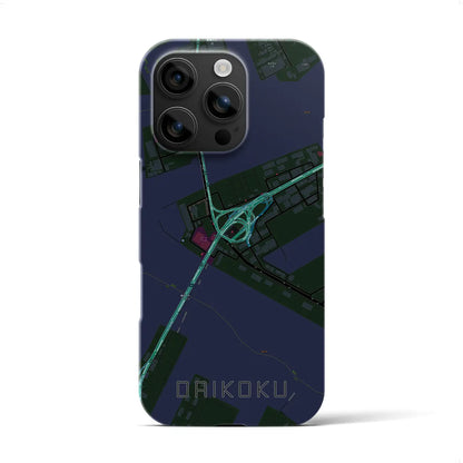 【大黒（神奈川県）】地図柄iPhoneケース（バックカバータイプ）