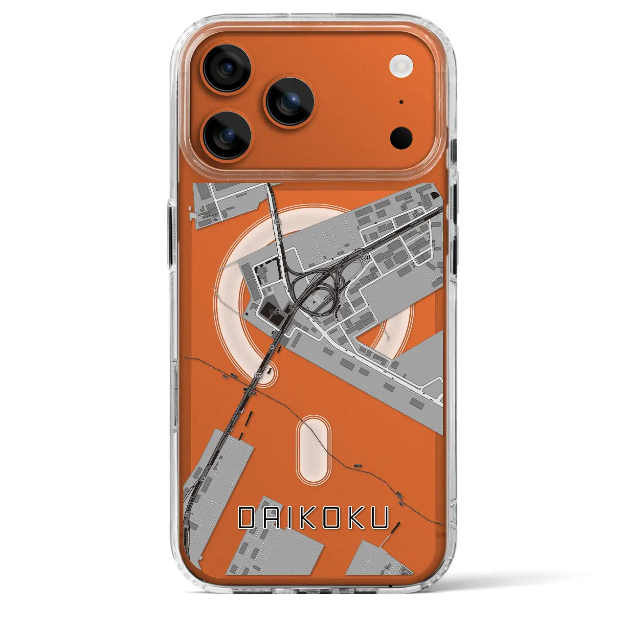 【大黒（神奈川県）】地図柄iPhoneケース（MagSafeタイプ）