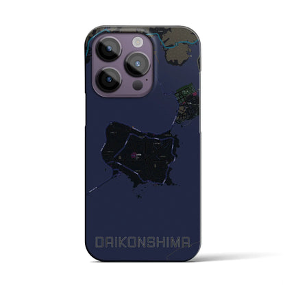 【大根島（島根県）】地図柄iPhoneケース（バックカバータイプ）