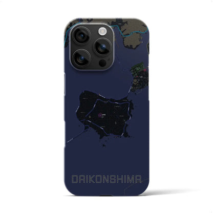 【大根島（島根県）】地図柄iPhoneケース（バックカバータイプ）