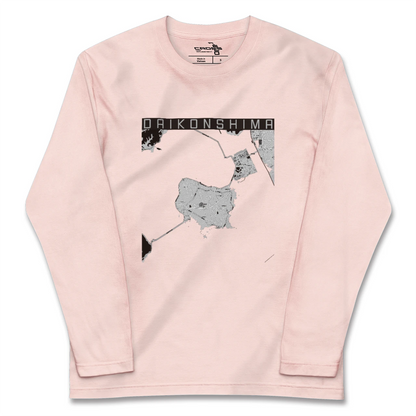 【大根島（島根県）】地図柄ロングスリーブTシャツ