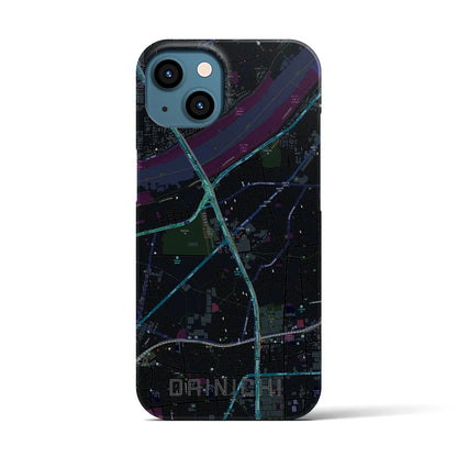 【大日（大阪府）】地図柄iPhoneケース（バックカバータイプ）