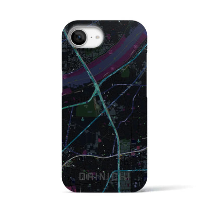 【大日（大阪府）】地図柄iPhoneケース（バックカバータイプ）