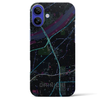 【大日（大阪府）】地図柄iPhoneケース（バックカバータイプ）