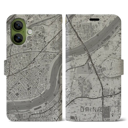 【大日（大阪府）】地図柄iPhoneケース（手帳タイプ）