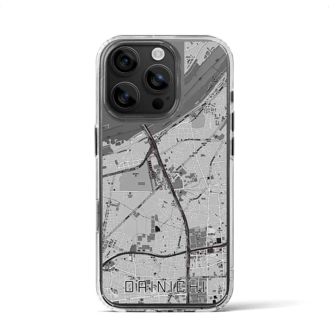 【大日(大阪府)】地図柄iPhoneケース(MagSafeタイプ)