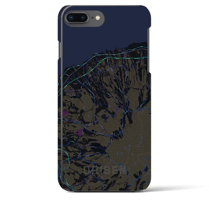 【大山（鳥取県）】地図柄iPhoneケース（バックカバータイプ）