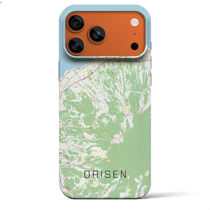 【大山（鳥取県）】地図柄iPhoneケース（バックカバータイプ）