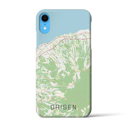 【大山（鳥取県）】地図柄iPhoneケース（バックカバータイプ）