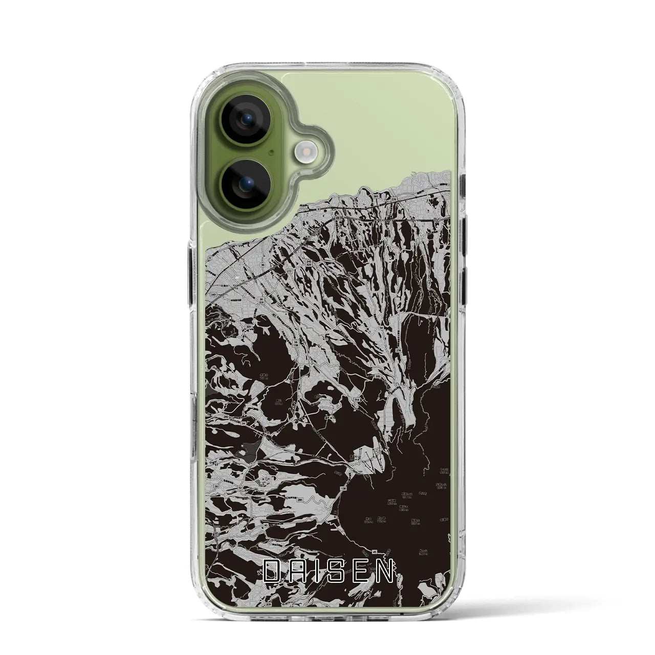 【大山（鳥取県）】地図柄iPhoneケース（MagSafeタイプ）