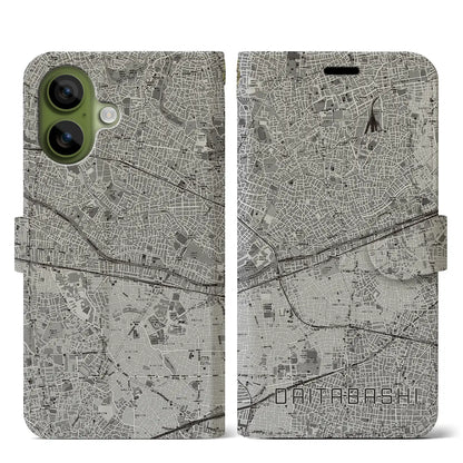 【代田橋（東京都）】地図柄iPhoneケース（手帳タイプ）