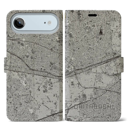 【代田橋（東京都）】地図柄iPhoneケース（手帳タイプ）