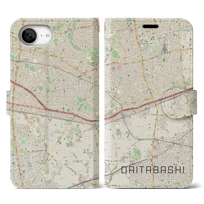 【代田橋（東京都）】地図柄iPhoneケース（手帳タイプ）