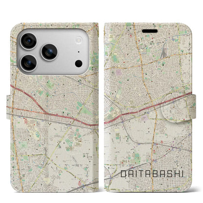 【代田橋（東京都）】地図柄iPhoneケース（手帳タイプ）