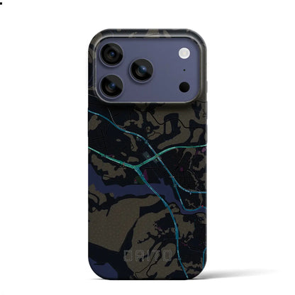 【大塔（長崎県）】地図柄iPhoneケース（バックカバータイプ）