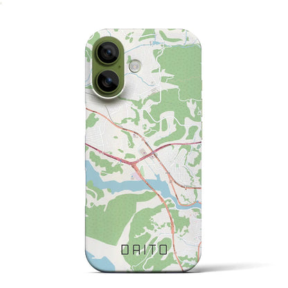 【大塔（長崎県）】地図柄iPhoneケース（バックカバータイプ）