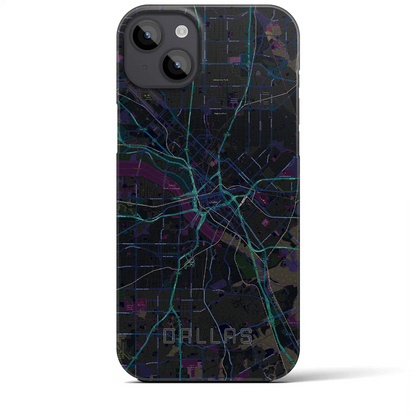 【ダラス（アメリカ）】地図柄iPhoneケース（バックカバータイプ）