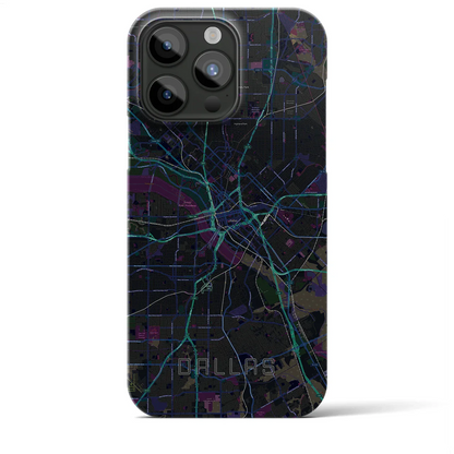 【ダラス（アメリカ）】地図柄iPhoneケース（バックカバータイプ）