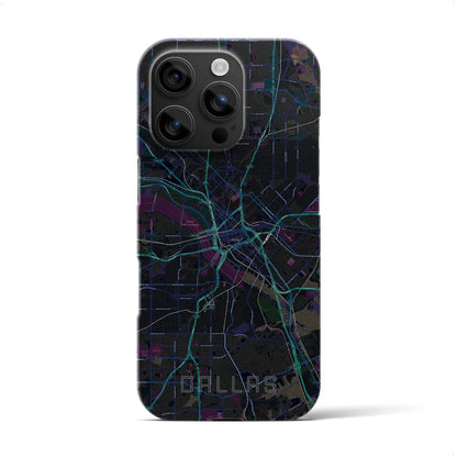 【ダラス（アメリカ）】地図柄iPhoneケース（バックカバータイプ）
