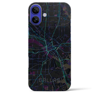 【ダラス（アメリカ）】地図柄iPhoneケース（バックカバータイプ）