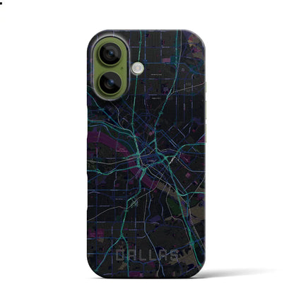 【ダラス（アメリカ）】地図柄iPhoneケース（バックカバータイプ）