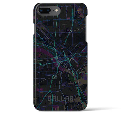 【ダラス（アメリカ）】地図柄iPhoneケース（バックカバータイプ）