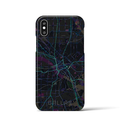 【ダラス（アメリカ）】地図柄iPhoneケース（バックカバータイプ）