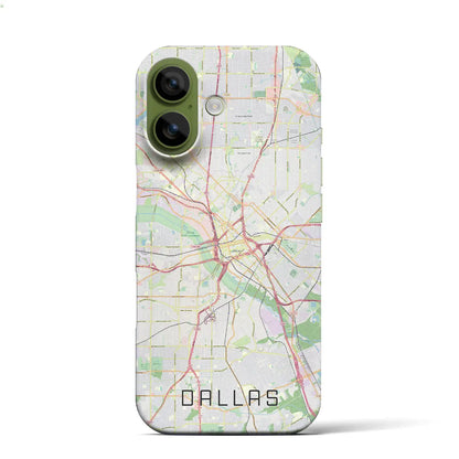 【ダラス（アメリカ）】地図柄iPhoneケース（バックカバータイプ）