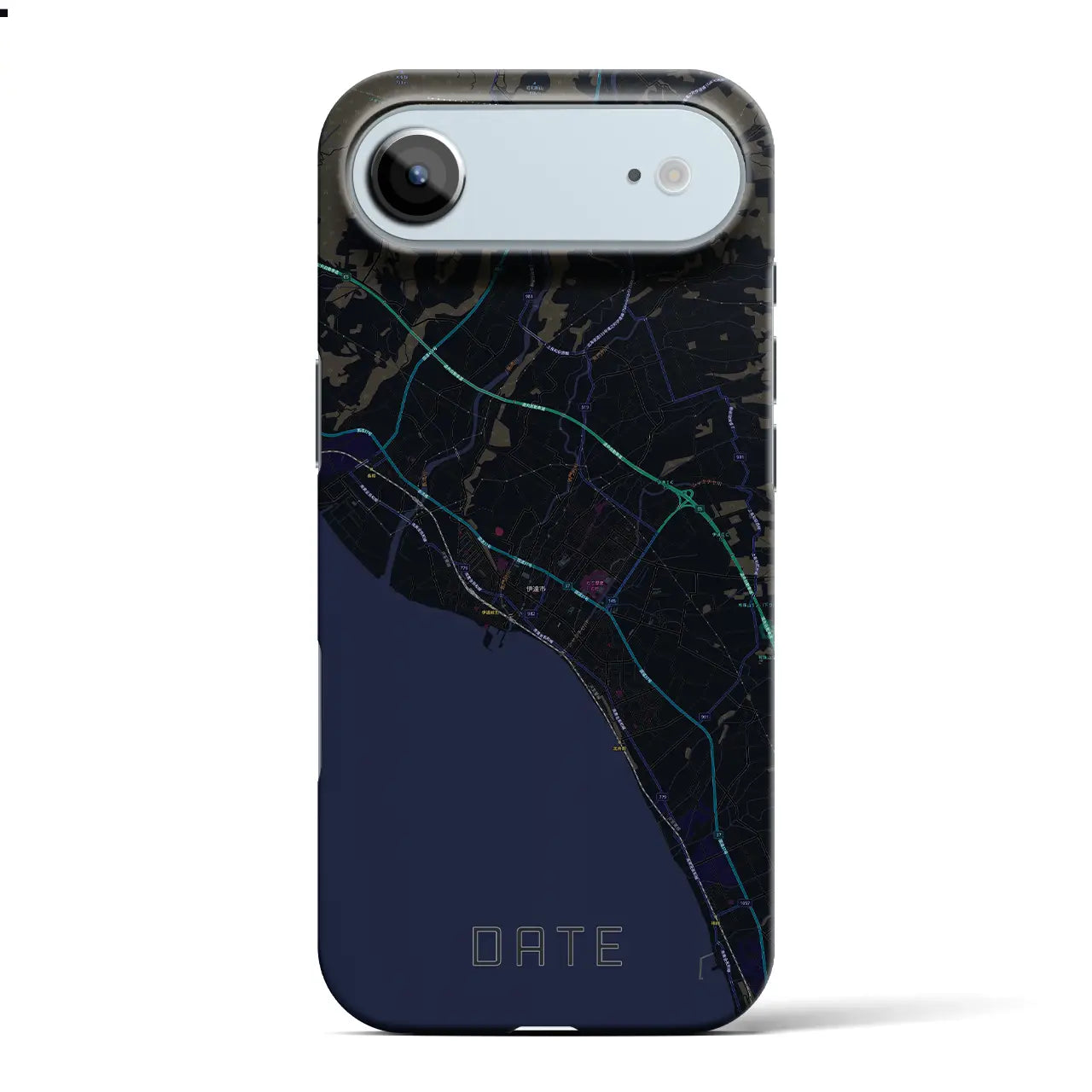 【伊達（北海道）】地図柄iPhoneケース（バックカバータイプ）