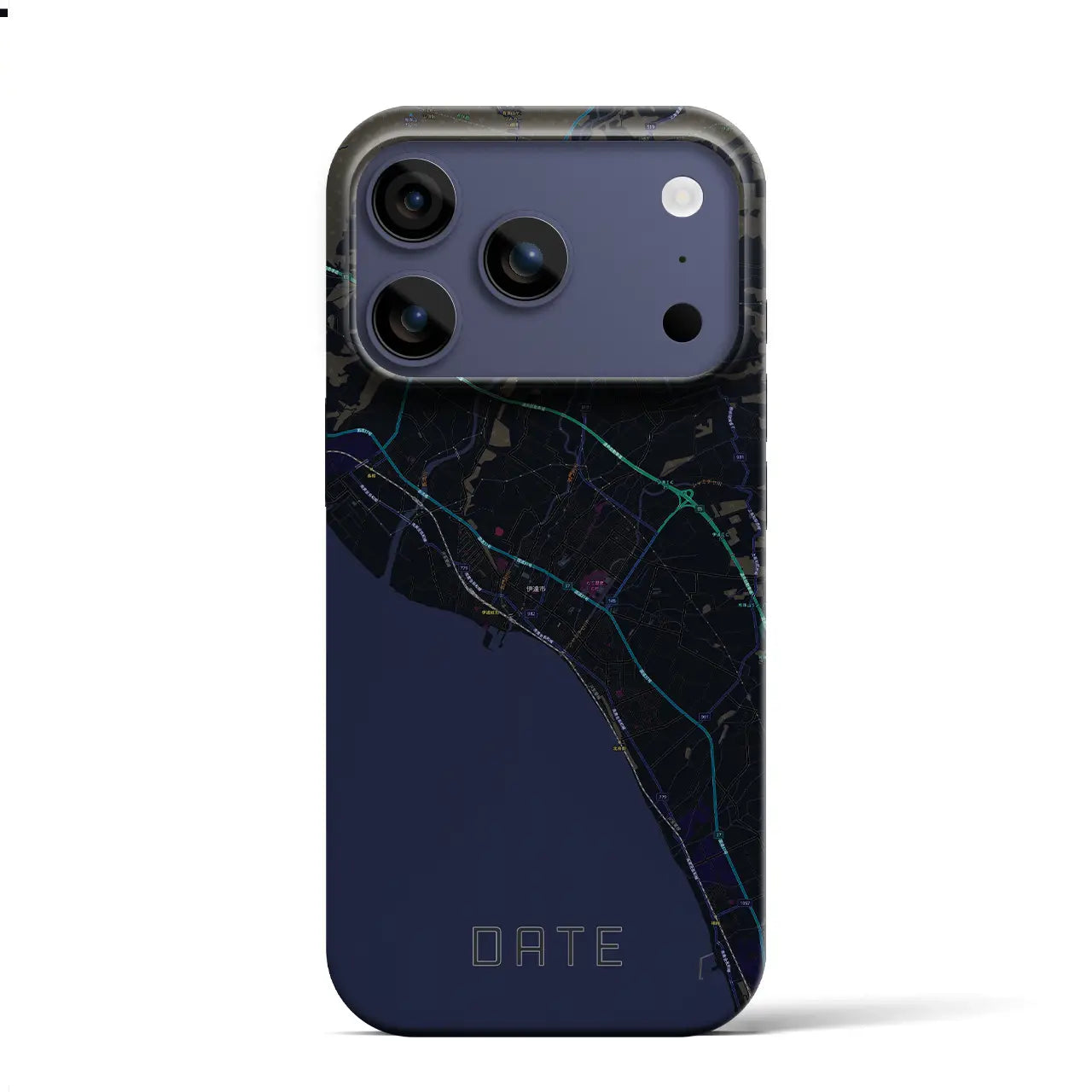 【伊達（北海道）】地図柄iPhoneケース（バックカバータイプ）