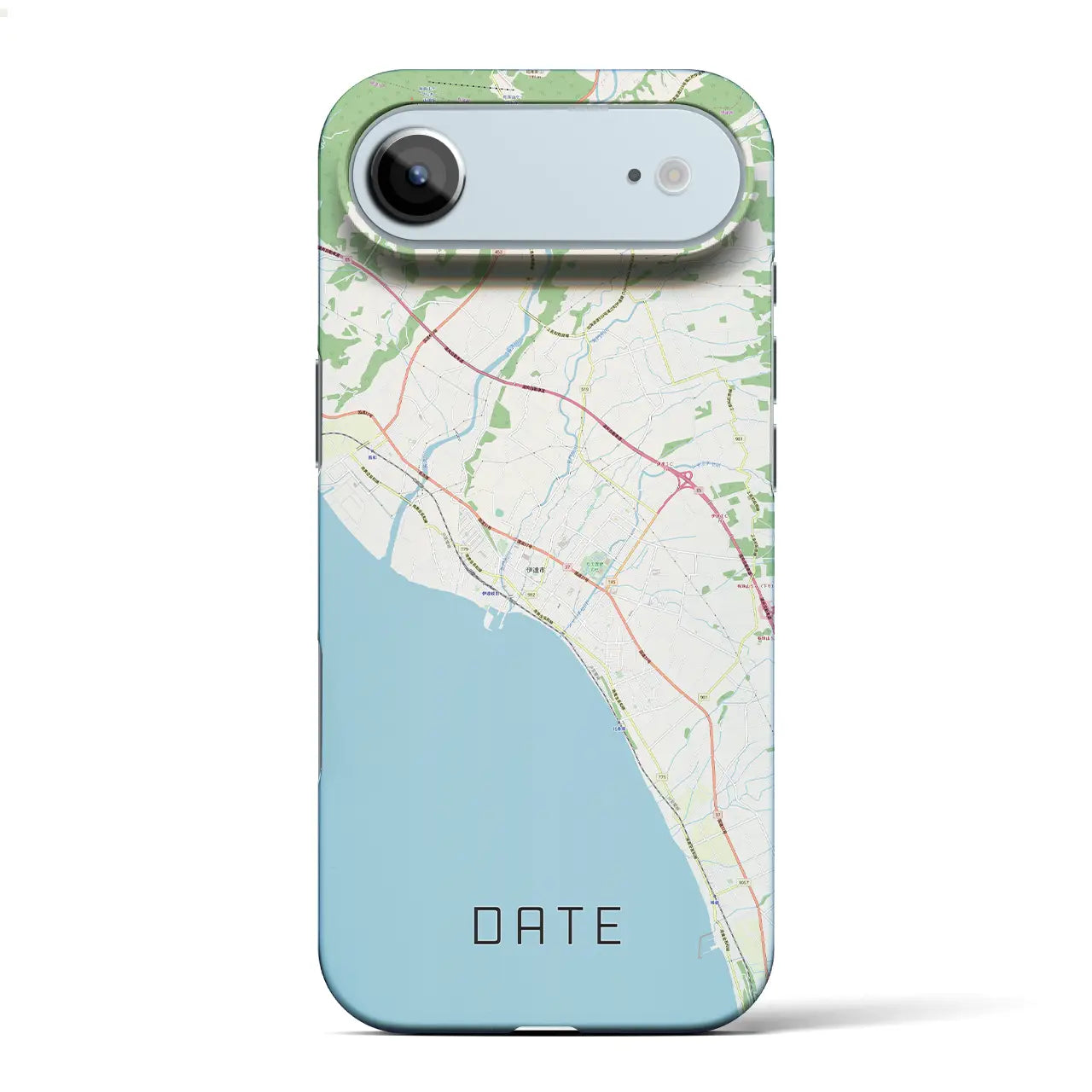 【伊達（北海道）】地図柄iPhoneケース（バックカバータイプ）