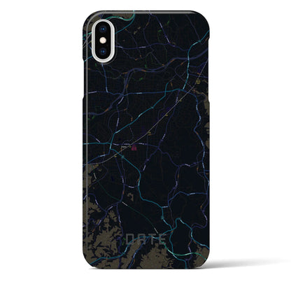 【伊達（福島県）】地図柄iPhoneケース（バックカバータイプ）