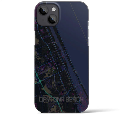【デイトナビーチ（アメリカ）】地図柄iPhoneケース（バックカバータイプ）