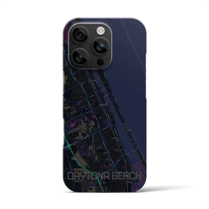 【デイトナビーチ（アメリカ）】地図柄iPhoneケース（バックカバータイプ）