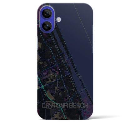 【デイトナビーチ（アメリカ）】地図柄iPhoneケース（バックカバータイプ）