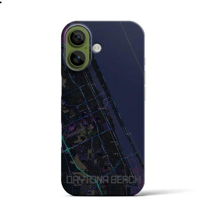 【デイトナビーチ（アメリカ）】地図柄iPhoneケース（バックカバータイプ）