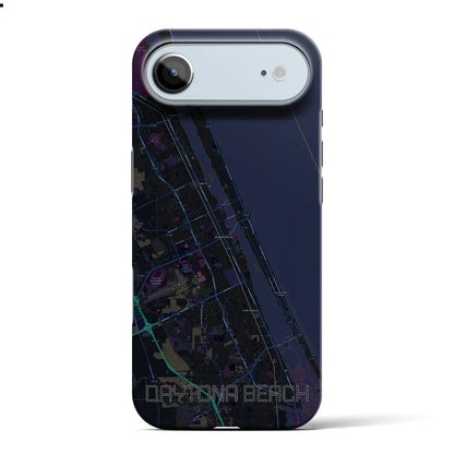 【デイトナビーチ（アメリカ）】地図柄iPhoneケース（バックカバータイプ）