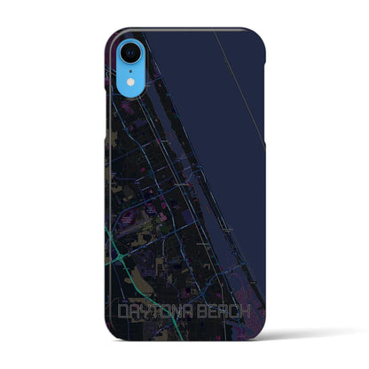 【デイトナビーチ（アメリカ）】地図柄iPhoneケース（バックカバータイプ）