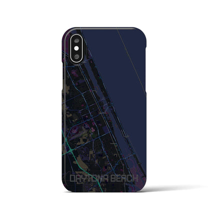 【デイトナビーチ（アメリカ）】地図柄iPhoneケース（バックカバータイプ）