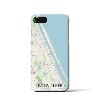 【デイトナビーチ（アメリカ）】地図柄iPhoneケース（バックカバータイプ）