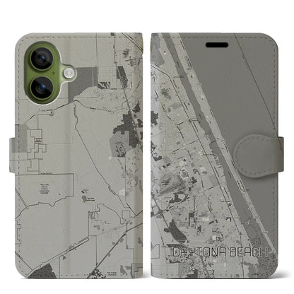 【デイトナビーチ（アメリカ）】地図柄iPhoneケース（手帳タイプ）