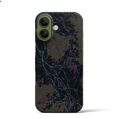 【太宰府（福岡県）】地図柄iPhoneケース（バックカバータイプ）