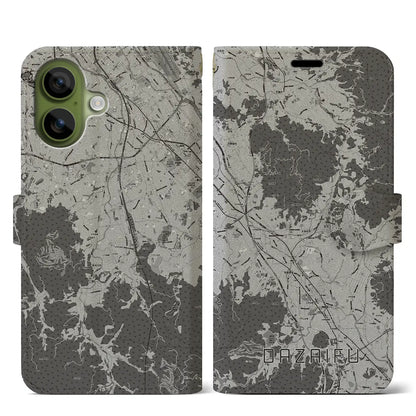 【太宰府（福岡県）】地図柄iPhoneケース（手帳タイプ）