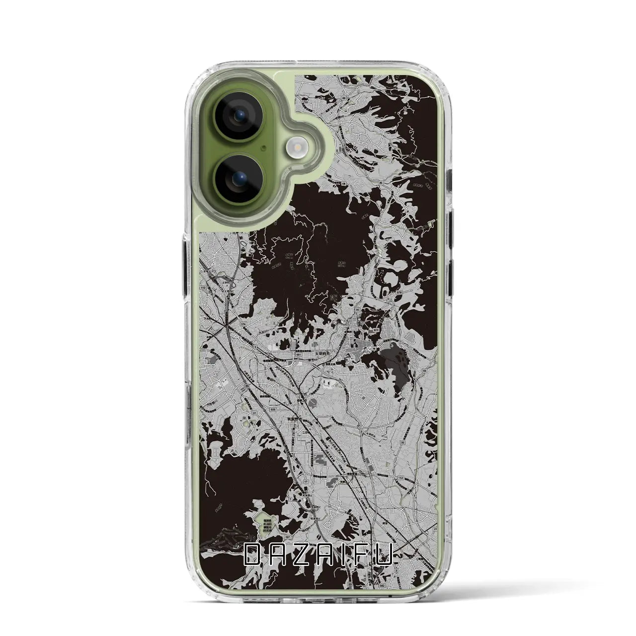 【太宰府（福岡県）】地図柄iPhoneケース（MagSafeタイプ）