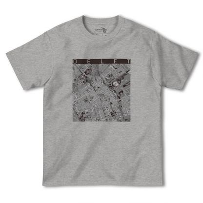 【デルフト（オランダ）】地図柄ヘビーウェイトTシャツ